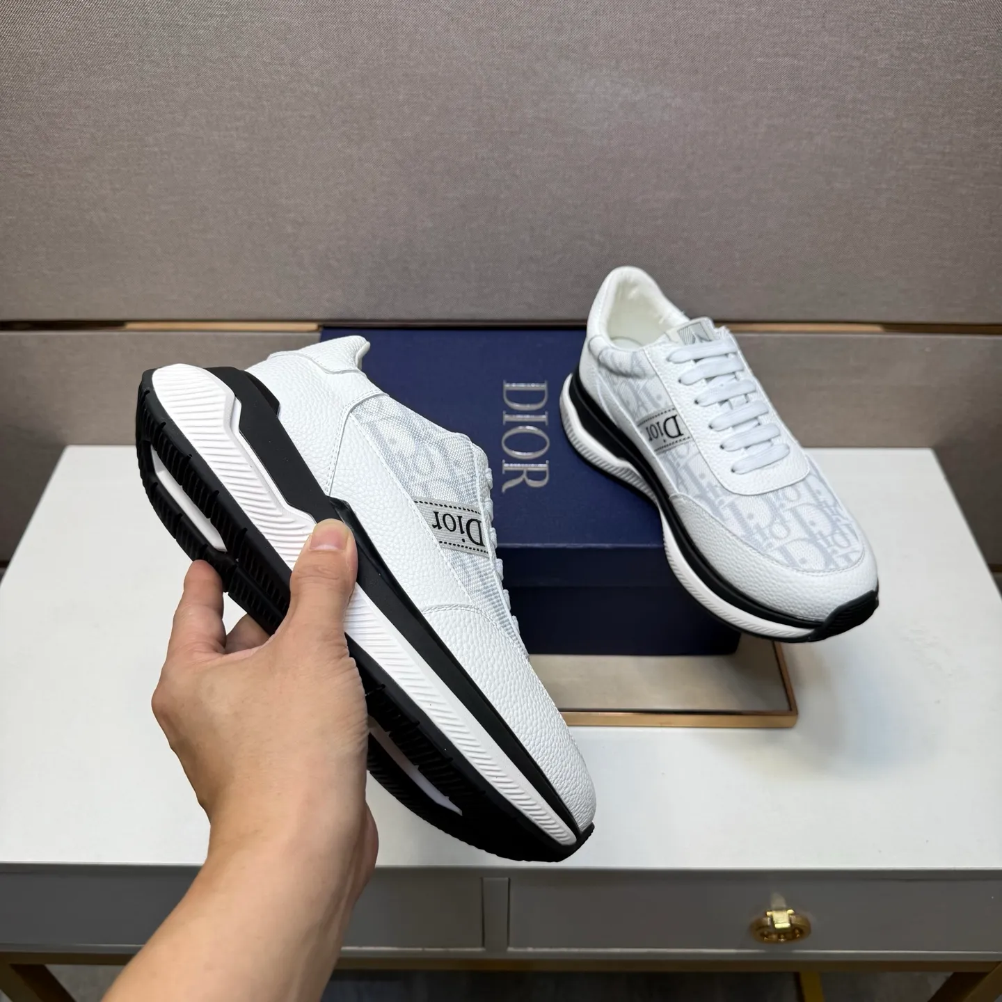 Men's men's shoes 💰pp462 [Dior~] Men's casual shoes 2025z cabinet sales simultaneously 🔶Size: 38-44 #️⃣ 🔷3 colors🔜The upper is made of multi-material splicing➕Mesh lining, comfortable and breathable, sole: original comfortable and wear-resistant outsole, ⚠️real thing📱photographed🎬real thing is better📢📢📢